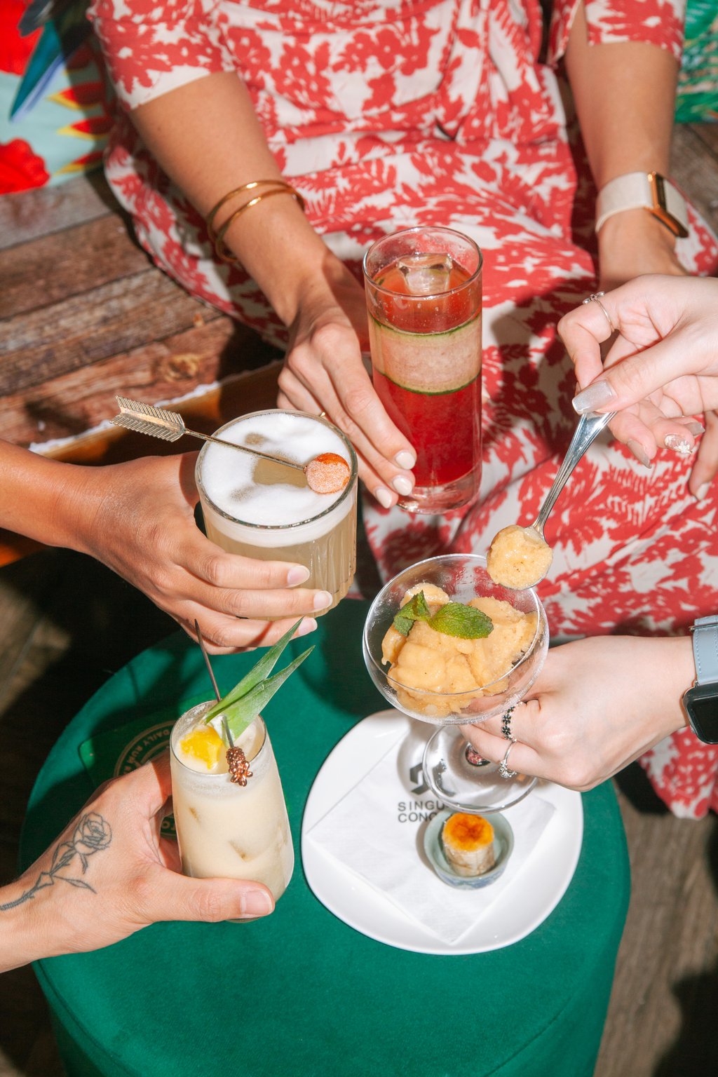 Summer mocktails at The Daily Tot. Photo: courtesy The Daily Tot