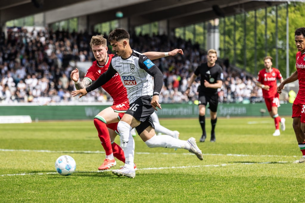 Aaron Keller, who describes himself as a “fast, dynamic player”, in action in Germany. Photo: SSV Ulm Aaron Keller, who describes himself as a “fast, dynamic player”, in action in Germany. Photo: SSV Ulm