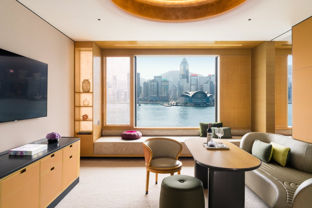 The view from the Harbourview Suite at the Regent Hong Kong. Photo: Handout