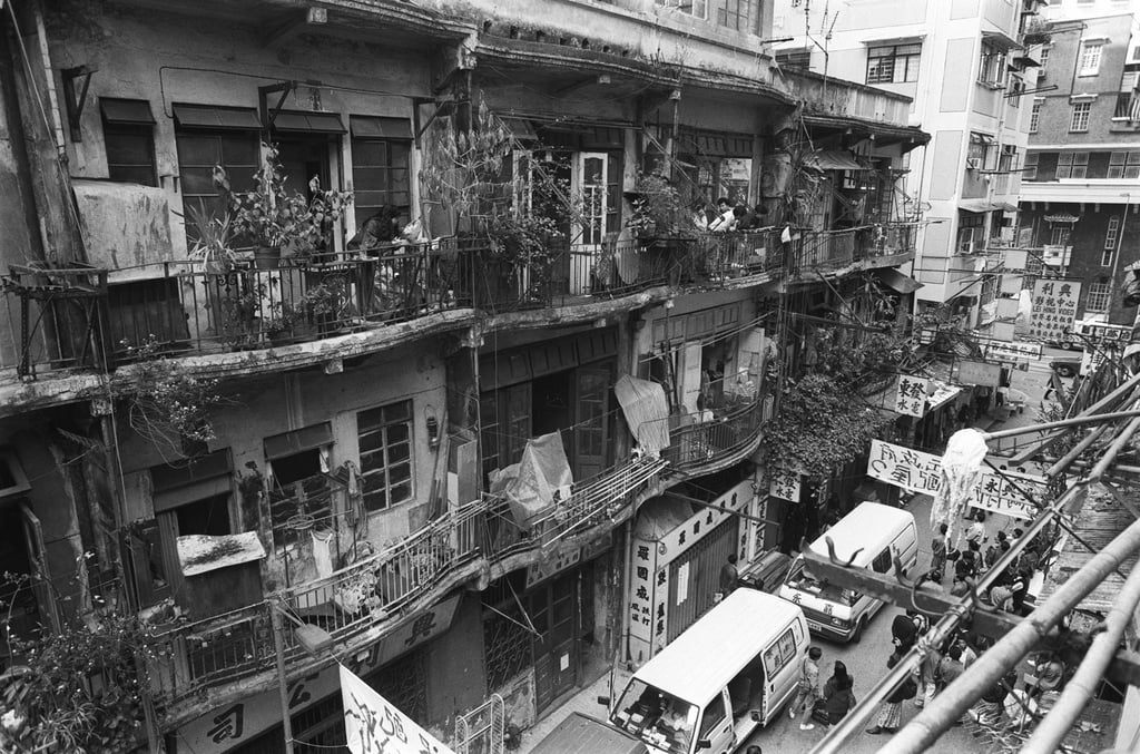 Pre-war buildings at Li Chit Street, Wan Chai. Photo: SCMP Archives Pre-war buildings at Li Chit Street, Wan Chai. Photo: SCMP Archives