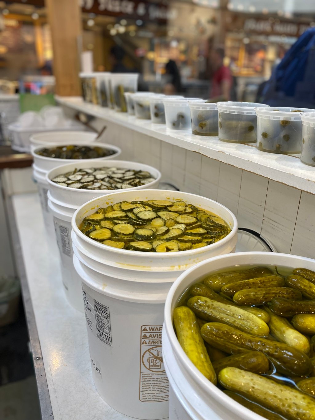Buckets of preserved cukes at Hobbs Pickles in Vancouver. Photo: Handout Buckets of preserved cukes at Hobbs Pickles in Vancouver. Photo: Handout