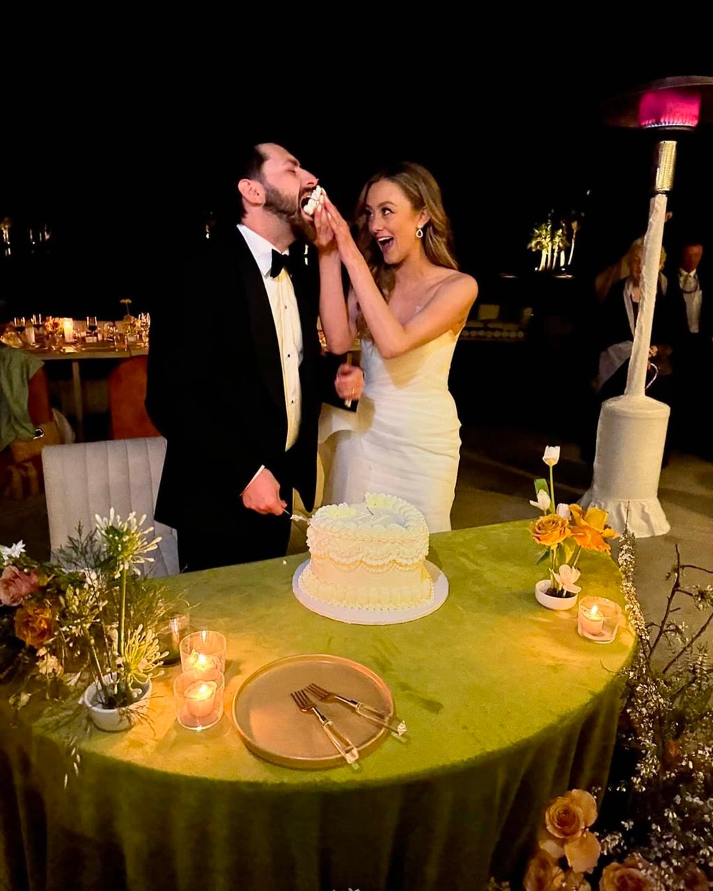 Matt Romano at his wedding to Erica Jane. Photo: @allyromano/Instagram