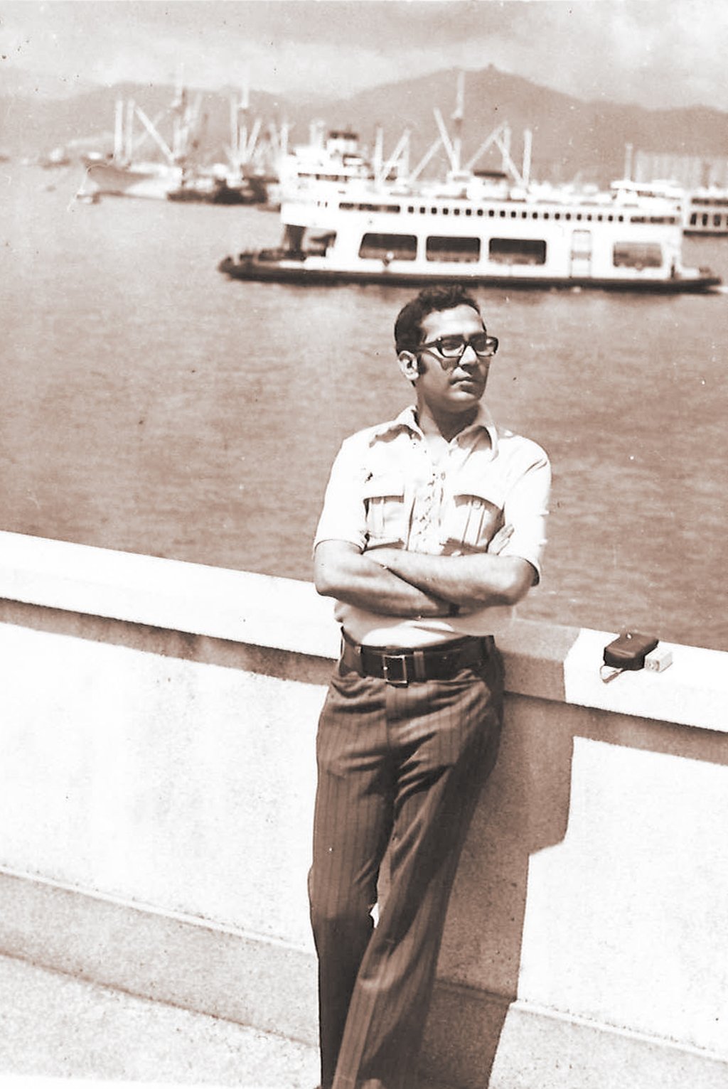 Mohan Mirchandani, newly arrived in Hong Kong in 1973. Photo: courtesy Shonee Mirchandani