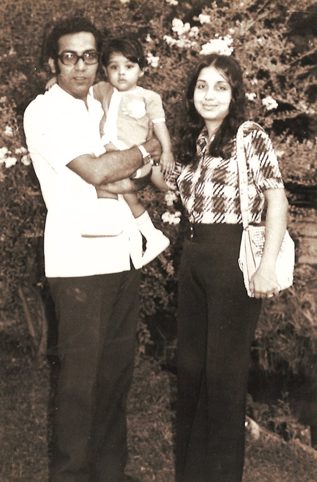 A family photo taken days after Nisha and Shonee joined Mohan in Hong Kong. Photo: courtesy Shonee Mirchandani