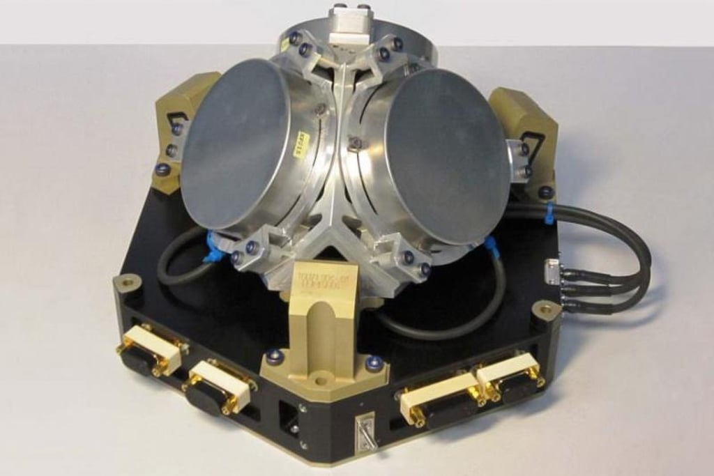 Gyroscopes play an important role in inertial navigation systems. Photo: Handout Gyroscopes play an important role in inertial navigation systems. Photo: Handout