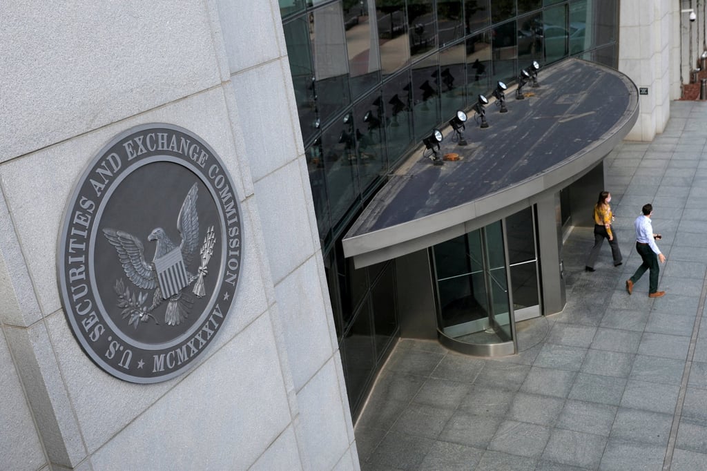The headquarters of the US Securities and Exchange Commission in Washington. Photo: Reuters The headquarters of the US Securities and Exchange Commission in Washington. Photo: Reuters