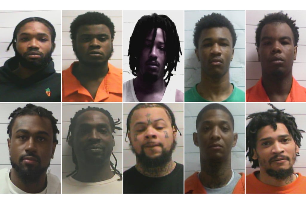 The 10 prisoners who escaped. Photo: via AP The 10 prisoners who escaped. Photo: via AP