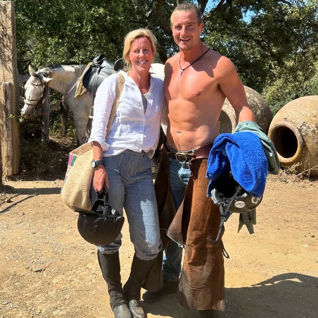 Bear Grylls and his wife Shara first met on a beach in Scotland. Photo: @beargrylls/Instagram Bear Grylls and his wife Shara first met on a beach in Scotland. Photo: @beargrylls/Instagram