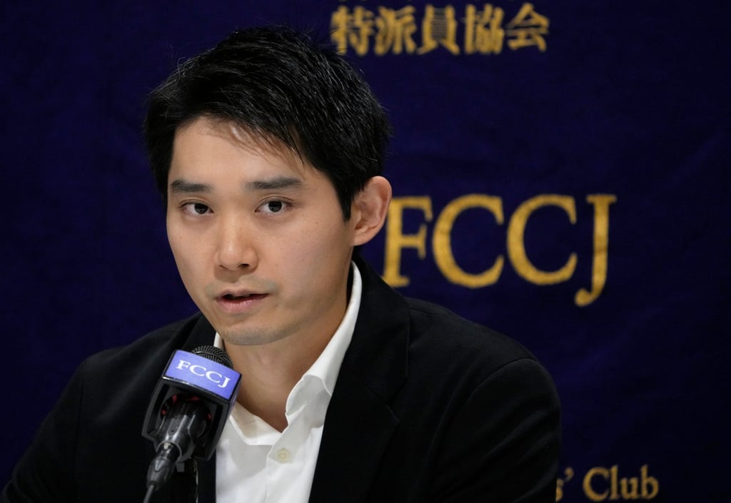 Teppei Kasai of Human Rights Watch speaks at a press conference in Tokyo in 2023. Photo: EPA-EFE Teppei Kasai of Human Rights Watch speaks at a press conference in Tokyo in 2023. Photo: EPA-EFE