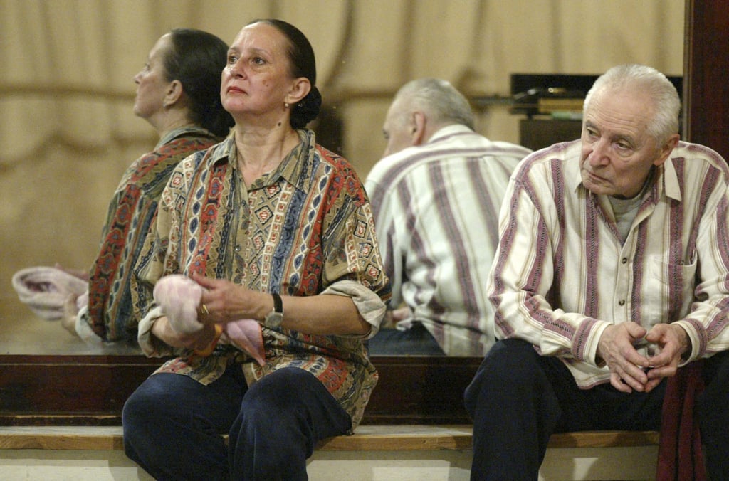 Russian ballerina Natalia Bessmertnova during a rehearsal at the Bolshoi Theatre in 2008 with her husband, choreographer Yuri Grigorovich, who has died aged 98. Photo: AFP Russian ballerina Natalia Bessmertnova during a rehearsal at the Bolshoi Theatre in 2008 with her husband, choreographer Yuri Grigorovich, who has died aged 98. Photo: AFP