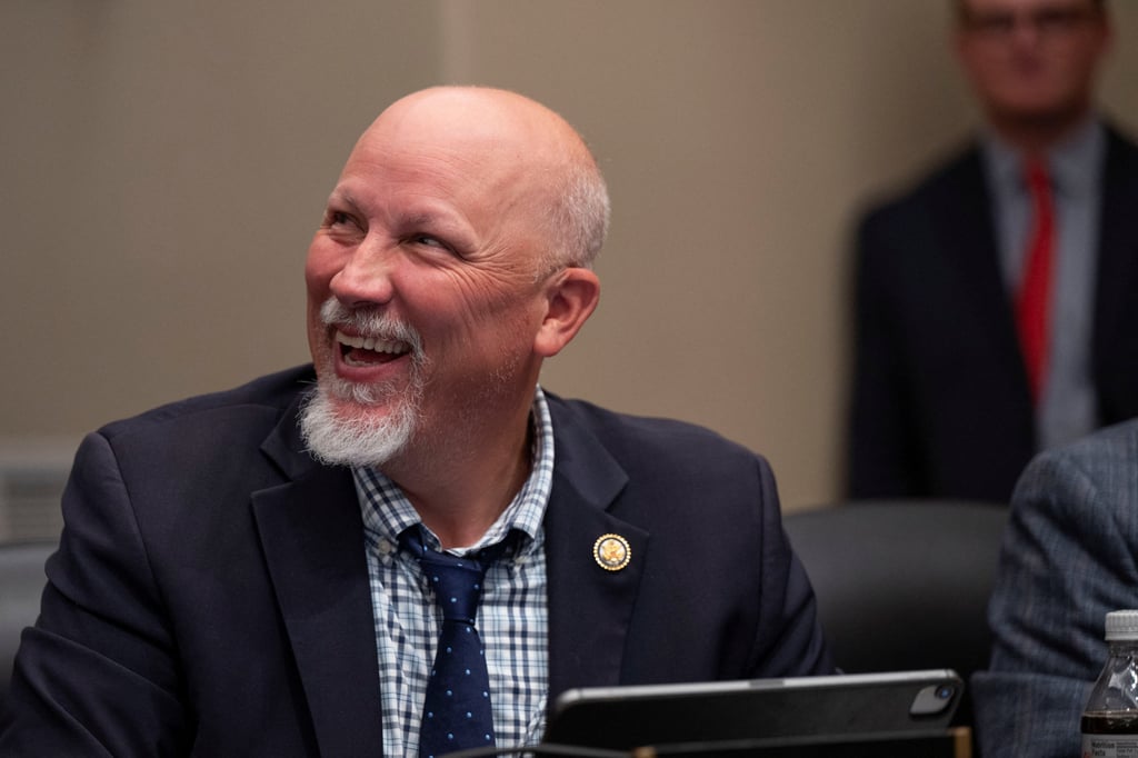 US Representative Chip Roy, one of the four Republican hardliners who had blocked the legislation, attends a House Budget Committee meeting on Sunday. Photo: Reuters US Representative Chip Roy, one of the four Republican hardliners who had blocked the legislation, attends a House Budget Committee meeting on Sunday. Photo: Reuters