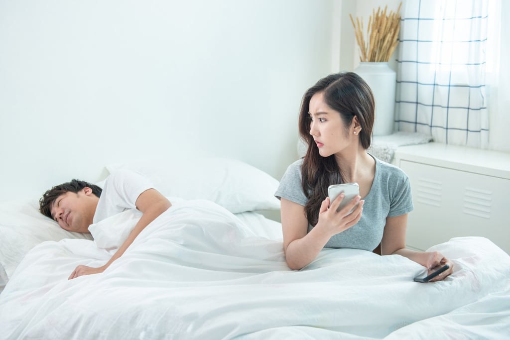 Nearly one in four survey respondents admit to having surreptitiously looked at information on their partner’s smartphone. Photo: Shutterstock