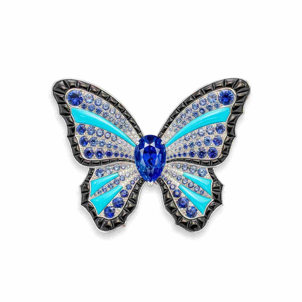 The Palais de la Chance brooch by Van Cleef & Arpels was sold at Sotheby’s where intense bidding drove the price up to HK$2.03 million. Photo: Handout