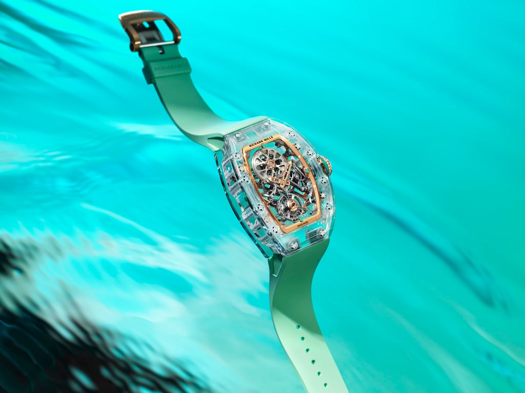 The case of Richard Mille’s RM 75-01 behaves like a lens. Photo: Handout The case of Richard Mille’s RM 75-01 behaves like a lens. Photo: Handout