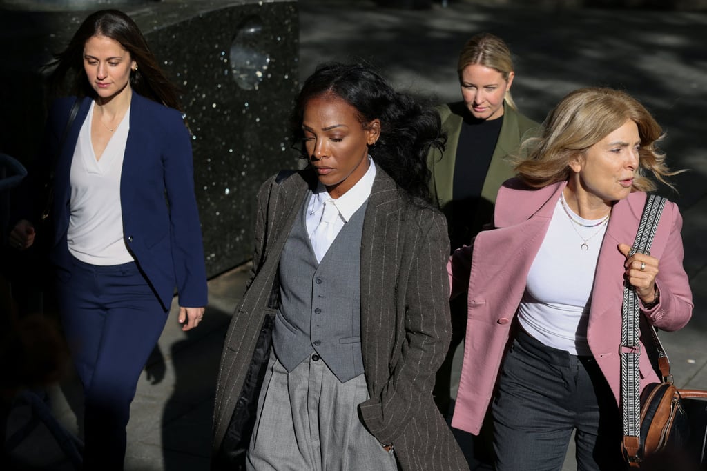 Dawn Richard arriving at the court. Photo: Reuters