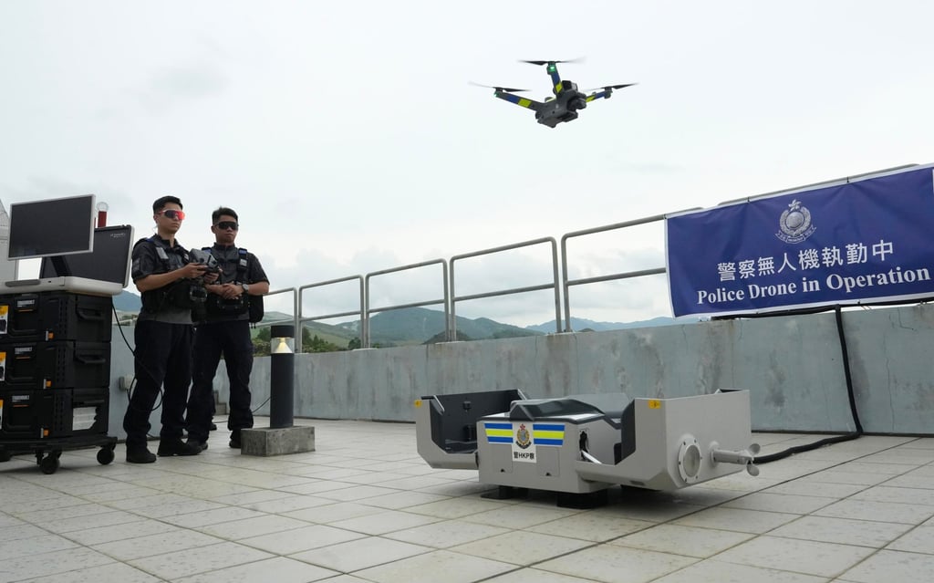 Drone patrols will be rolled out under a pilot scheme for three months, police say. Photo: Sun Yeung Drone patrols will be rolled out under a pilot scheme for three months, police say. Photo: Sun Yeung