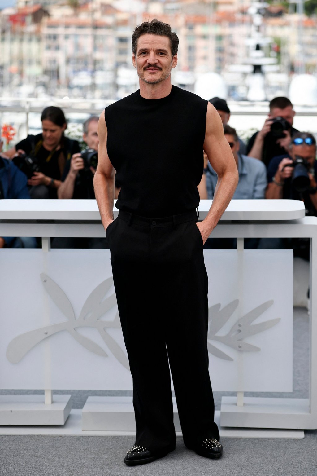 Pedro Pascal poses during a photocall for Eddington at the 78th Cannes Film Festival, on May 17. Photo: Reuters