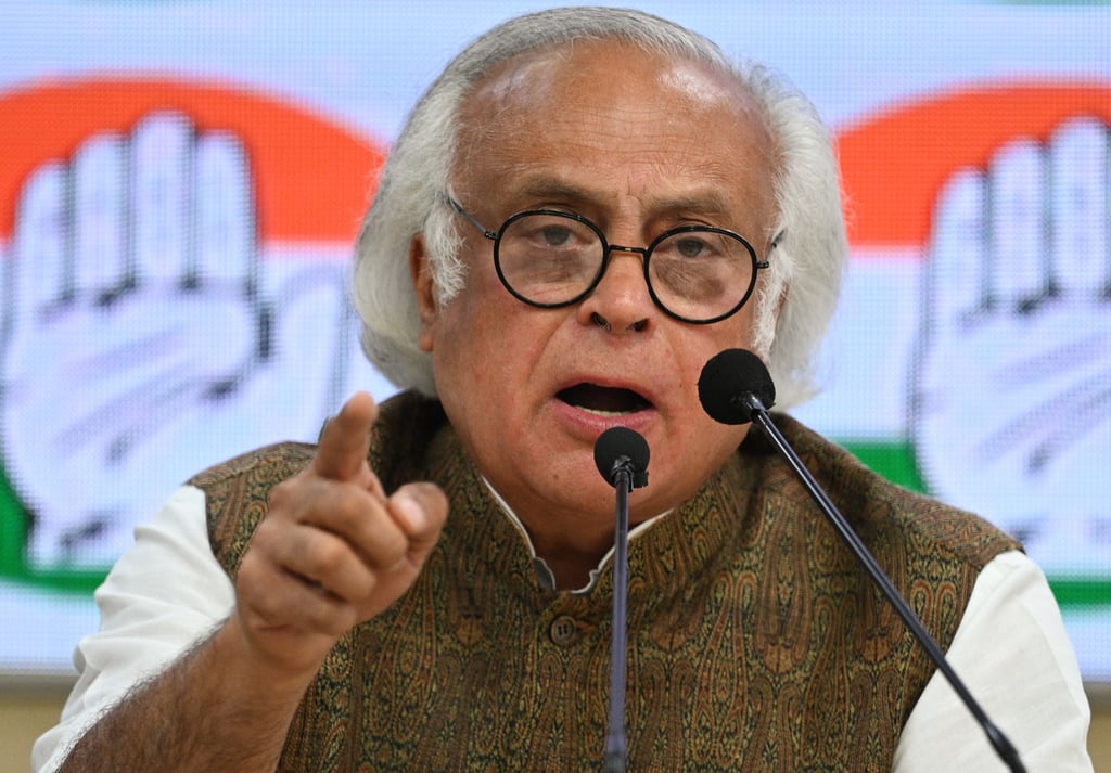 Congress Party spokesman Jairam Ramesh says the government is acting with “mischievous intentions” by picking Shashi Tharoor. Photo: Getty Images/The India Today Group Congress Party spokesman Jairam Ramesh says the government is acting with “mischievous intentions” by picking Shashi Tharoor. Photo: Getty Images/The India Today Group