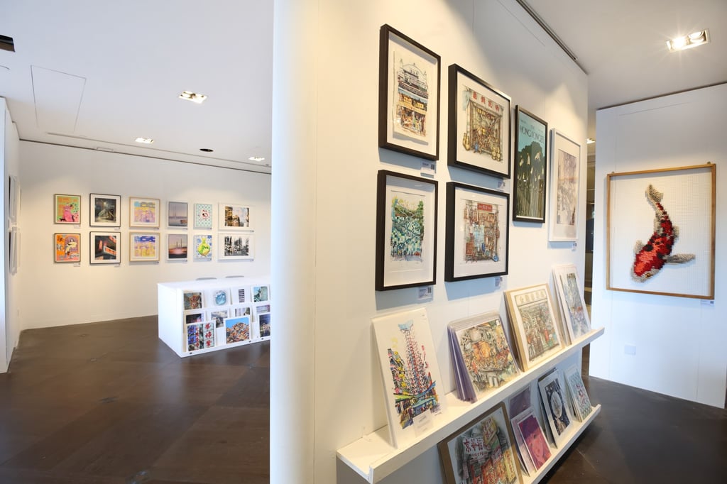 HKArts’ pop-up gallery on Gloucester Road. Photo: Handout
