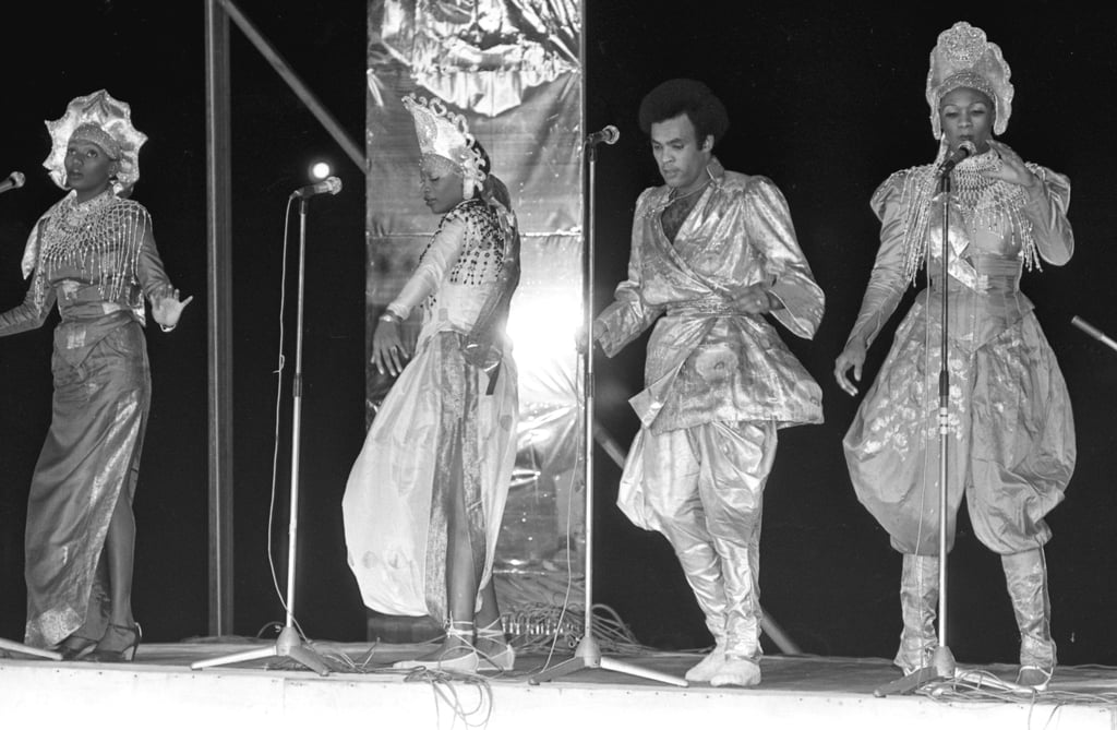 The West Germany-based Jamaican disco group, Boney M, performs at a concert at the Hong Kong Stadium in May, 1979. Photo: SCMP Archives The West Germany-based Jamaican disco group, Boney M, performs at a concert at the Hong Kong Stadium in May, 1979. Photo: SCMP Archives
