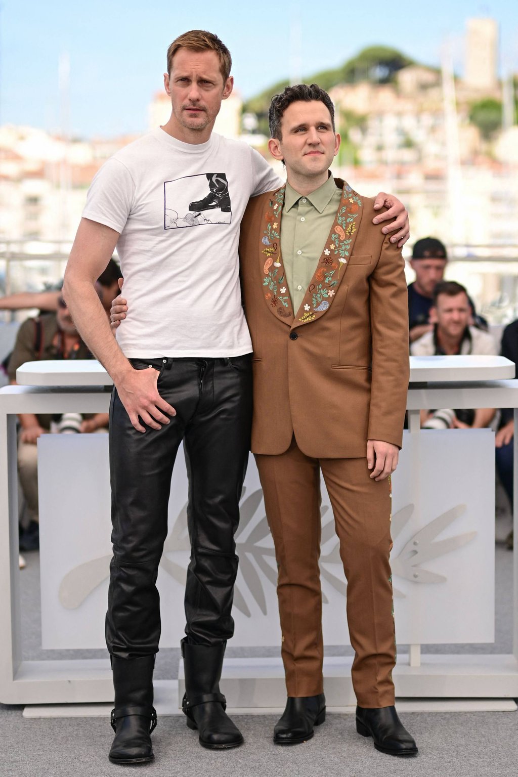 Alexander Skarsgård and Harry Melling at the Cannes Film Festival this month. Photo: AFP Alexander Skarsgård and Harry Melling at the Cannes Film Festival this month. Photo: AFP