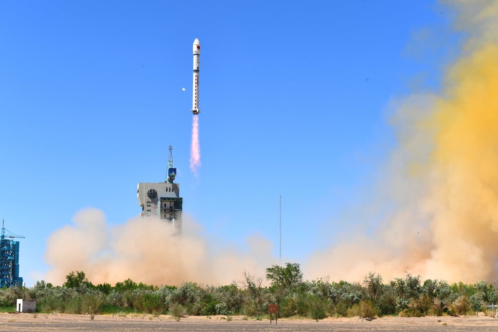 A Long March 2D rocket carrying a space computing satellite constellation blasts off from the Jiuquan Satellite Launch Centre in northwest China on May 14. Photo: Xinhua A Long March 2D rocket carrying a space computing satellite constellation blasts off from the Jiuquan Satellite Launch Centre in northwest China on May 14. Photo: Xinhua