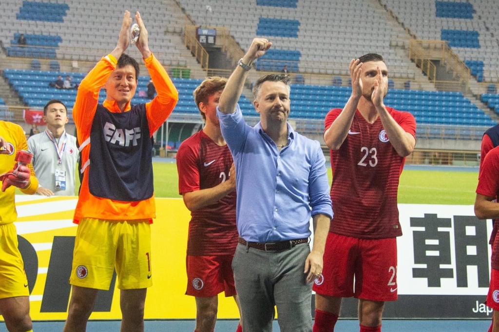 Former Hong Kong boss Gary White is not in contention for the Kitchee job, according to Ken Ng Kin. Photo: HKFA
