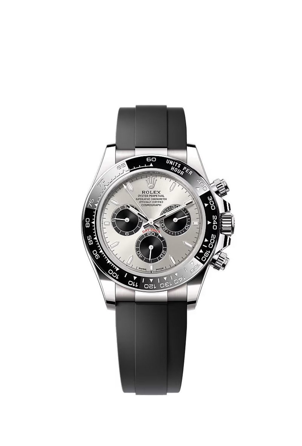 Tom Cruise has a Rolex cosmographer Daytona in his collection, although his white gold version has a meteorite dial. Photo: Handout