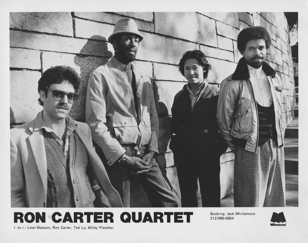 Ted Lo was part of the Ron Carter quartet. Carter (second from left) is a jazz legend and still performs at the age of 88. Photo: courtesy Ted Lo