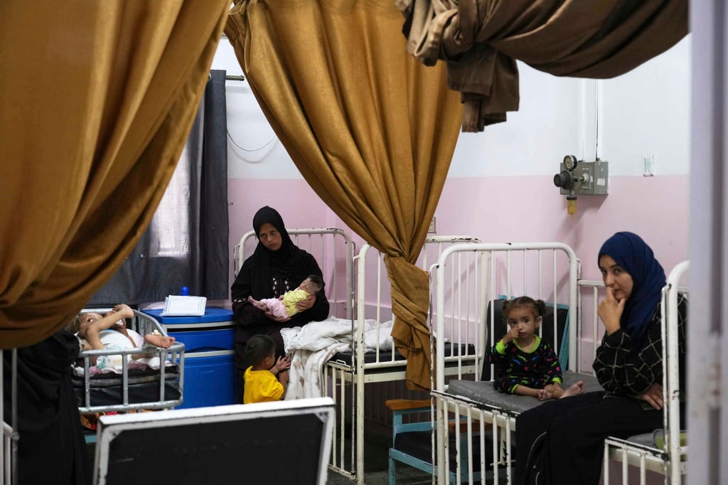 Children suffering from malnutrition at Nasser Hospital in Khan Younis, Gaza. Photo: AP Children suffering from malnutrition at Nasser Hospital in Khan Younis, Gaza. Photo: AP