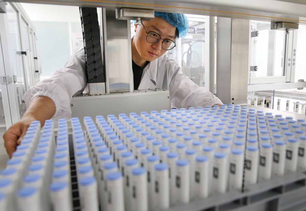 Pharmaceuticals are manufactured at the Hengrui Biomedical Industrial Park in Lianyungang, east China’s Jiangsu province. Photo: Costfoto/Future Publishing via Getty Images Pharmaceuticals are manufactured at the Hengrui Biomedical Industrial Park in Lianyungang, east China’s Jiangsu province. Photo: Costfoto/Future Publishing via Getty Images