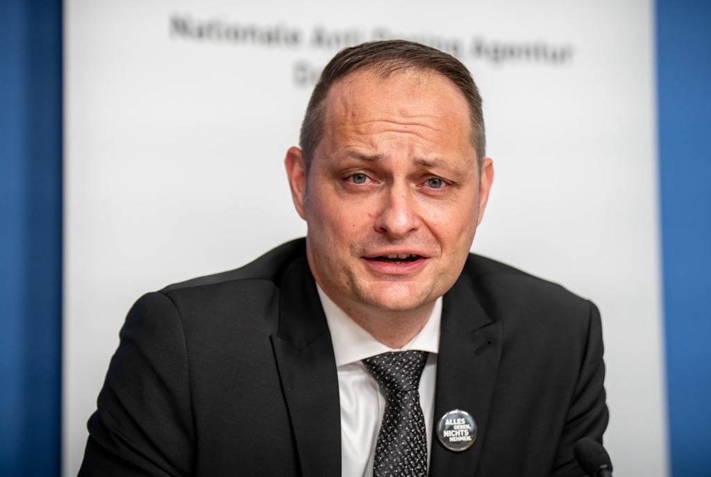 Nada’s Lars Mortsiefer said names were not published due to legal risks and data protection. Photo: dpa