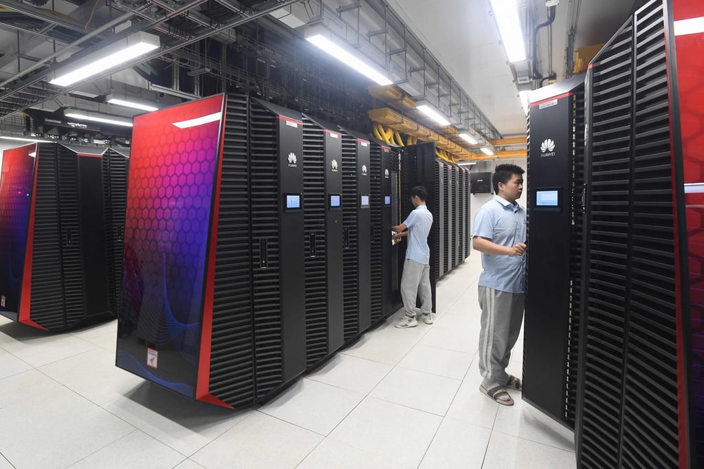 This photo taken on May 24, 2023 shows engineers working at the Wuhan Supercomputer Centre in China’s central Hubei province. Photo: AFP This photo taken on May 24, 2023 shows engineers working at the Wuhan Supercomputer Centre in China’s central Hubei province. Photo: AFP