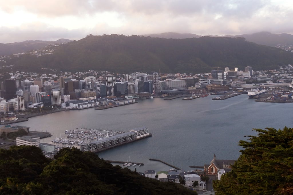 An aerial view of Wellington, New Zealand. Photo: AP An aerial view of Wellington, New Zealand. Photo: AP
