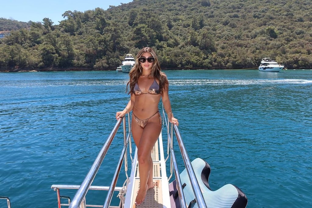 Gia Giudice on holiday last year. Photo: @_giagiudice/Instagram