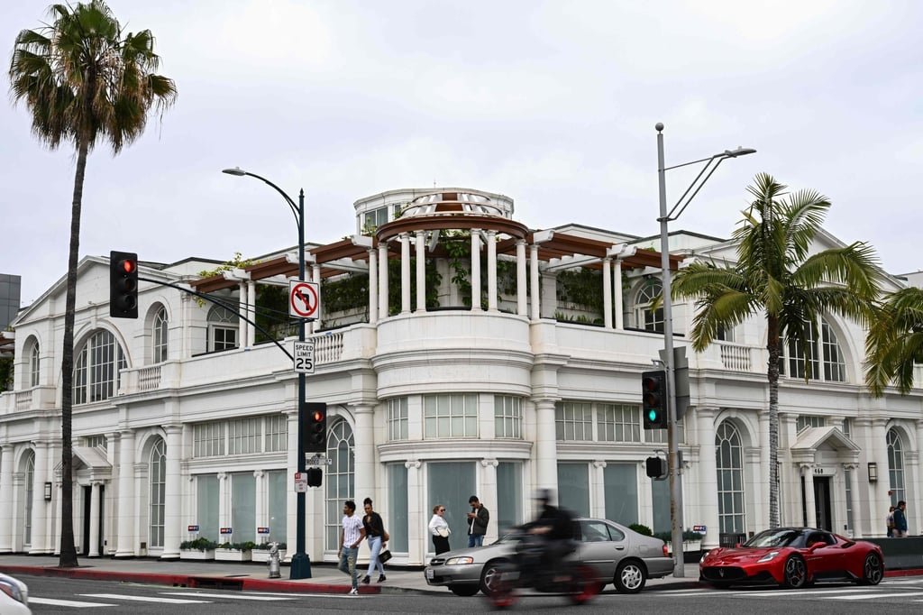 The flagship store will be built on the site on Rodeo Drive in Beverly Hills, California (above) on which Louis Vuitton had proposed building a Cheval Blanc Beverly Hills hotel. City planners rejected that proposal. Photo: AFP The flagship store will be built on the site on Rodeo Drive in Beverly Hills, California (above) on which Louis Vuitton had proposed building a Cheval Blanc Beverly Hills hotel. City planners rejected that proposal. Photo: AFP