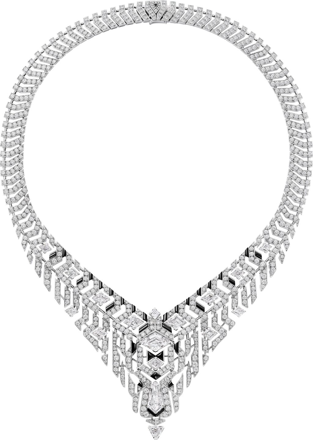 Cartier’s Tsagaan necklace depicts a snow leopard. Photo: Handout Cartier’s Tsagaan necklace depicts a snow leopard. Photo: Handout