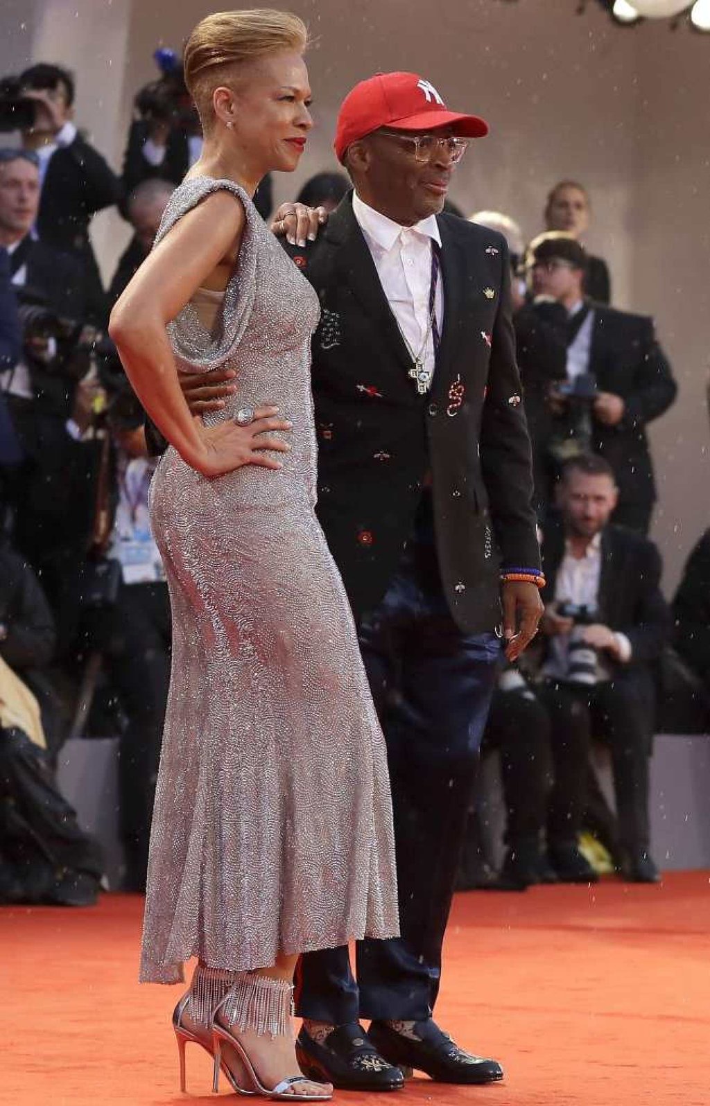 Spike Lee and Tonya Lewis Lee in the first 2018 of A Star Is Born in Venice. Photo: AP Spike Lee and Tonya Lewis Lee in the first 2018 of A Star Is Born in Venice. Photo: AP