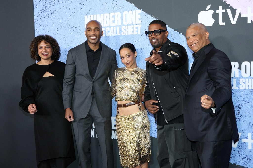 Director Shola Lynch, producer Datari Turner, actress Ruth Negga, producer actor Jamie Foxx and the executive producer of director Reginald Hudlin during the first of Los Angeles of Apple TV + on the call sheet, in Hollywood in March. Photo: AFP Director Shola Lynch, producer Datari Turner, actress Ruth Negga, producer actor Jamie Foxx and the executive producer of director Reginald Hudlin during the first of Los Angeles of Apple TV + on the call sheet, in Hollywood in March. Photo: AFP