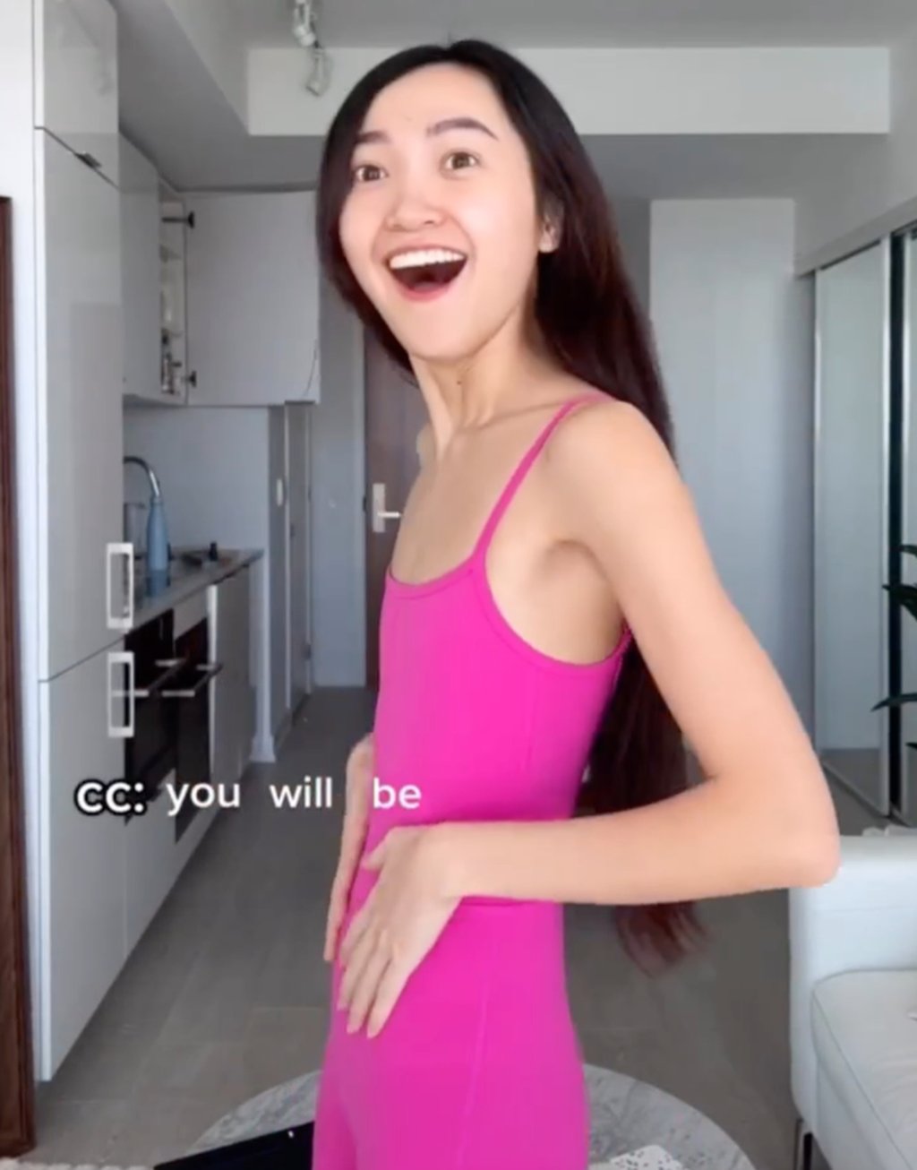 Influencer Clara Dao is pretty in pink before undergoing breast augmentation surgery. Photo: Instagram/clara_dao Influencer Clara Dao is pretty in pink before undergoing breast augmentation surgery. Photo: Instagram/clara_dao