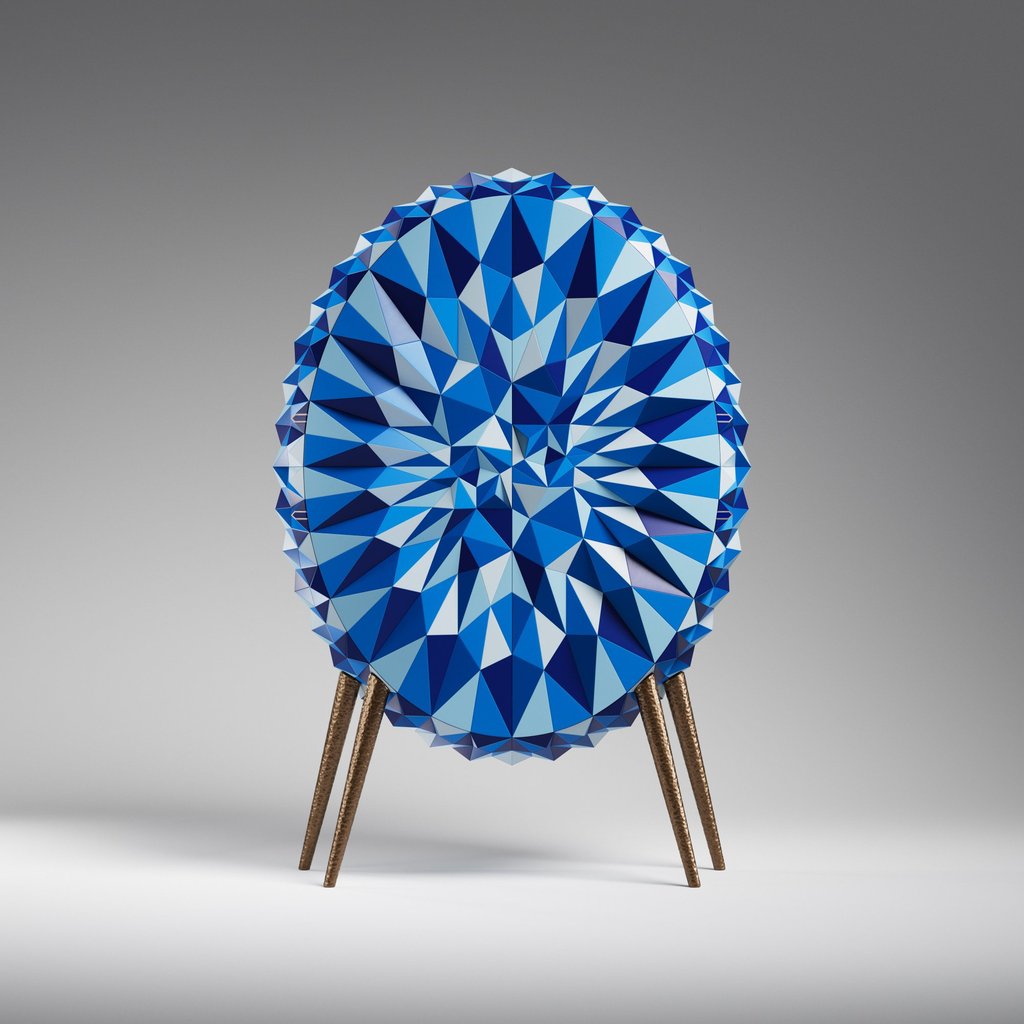 The stunning Kaleidoscope cabinet from Louis Vuitton Home Collection. Photo: Handout