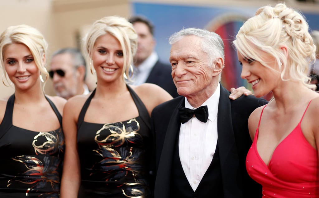 Karissa and Kristina Shannon with Hugh Hefner and Crystal Harris at an event in California, in 2009. Photo: AP Photo Karissa and Kristina Shannon with Hugh Hefner and Crystal Harris at an event in California, in 2009. Photo: AP Photo