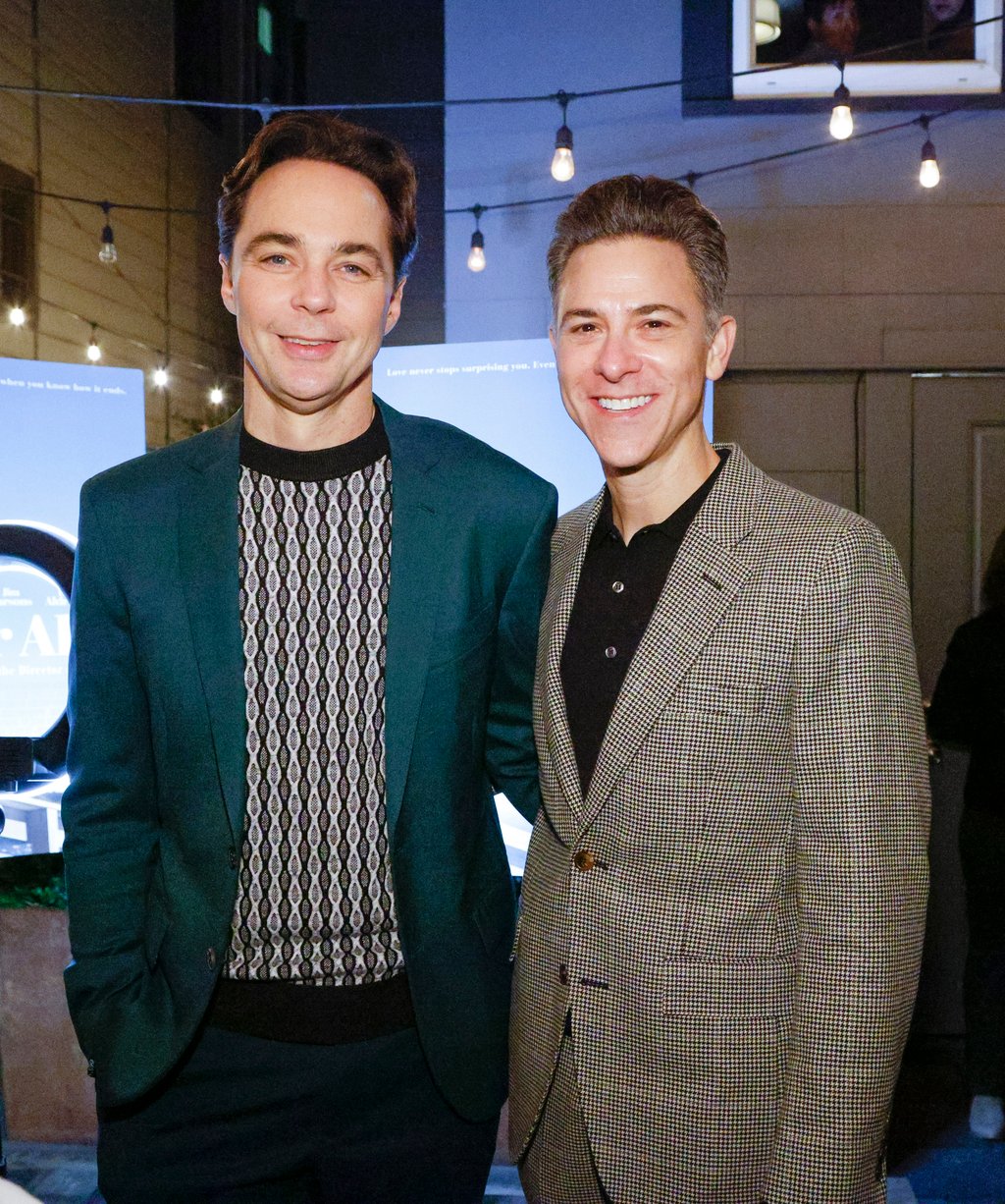 Jim Parsons and Todd Spiewak at The Castro Theatre in 2022. Photo: Getty Images