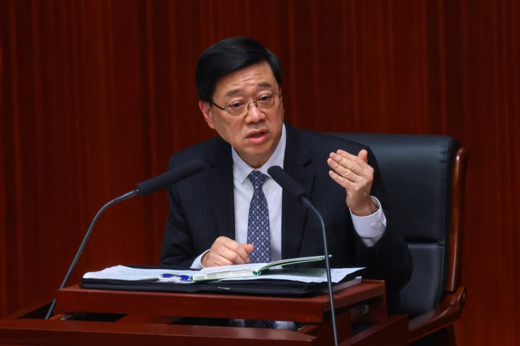 Chief Executive John Lee has said the city will “completely welcome” foreign students facing “discrimination” in the US. Photo: Dickson Lee