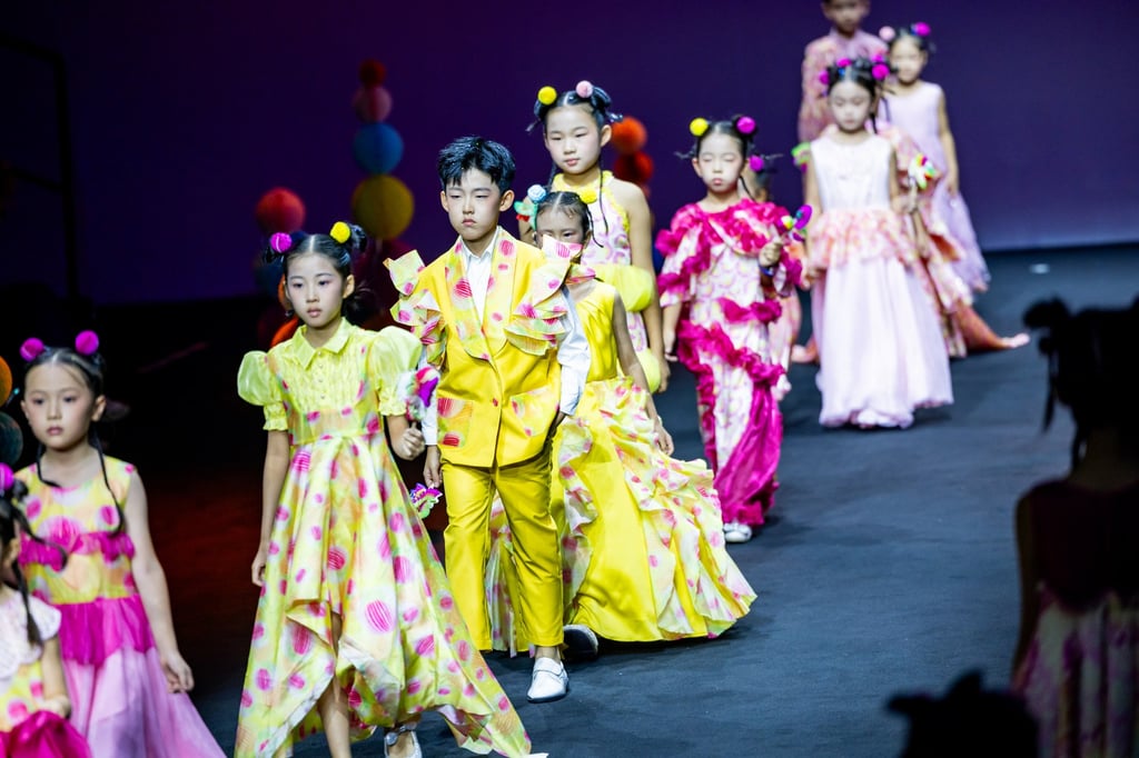 The fake fashion show for children was held across China and overseas. Photo: Getty Images The fake fashion show for children was held across China and overseas. Photo: Getty Images