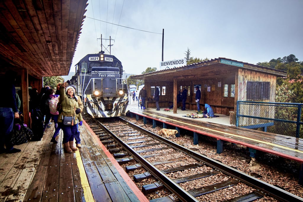 A railway station in the Copper Canyon, Chihuahua, Mexico. Photo: Shutterstock A railway station in the Copper Canyon, Chihuahua, Mexico. Photo: Shutterstock