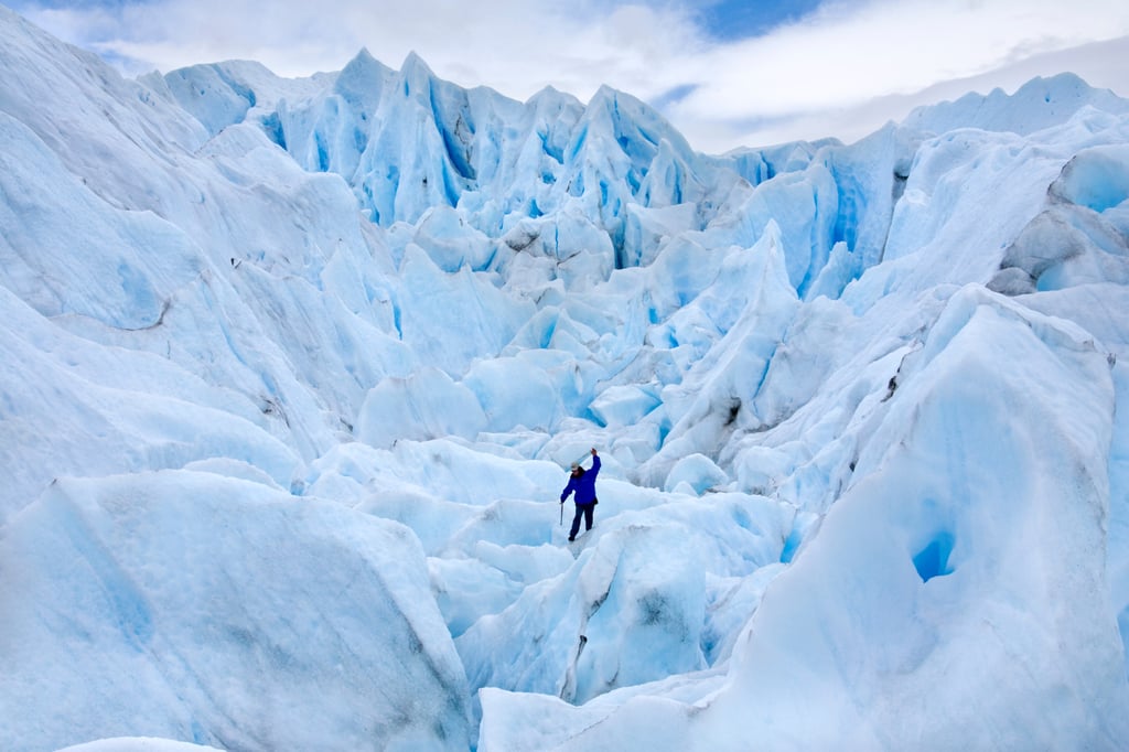 Adventure tourism on the Perito Moreno Glacier in Los Glaciares National Park in Patagonia in southern Argentina. Photo: Shutterstock