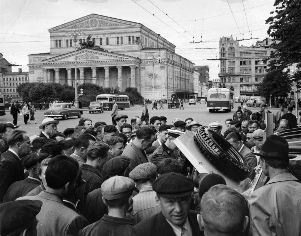 In the Soviet Union during the 1950s and 60s, authorities allowed only state-approved music, banning genres they considered decadent. Photo: Getty Images In the Soviet Union during the 1950s and 60s, authorities allowed only state-approved music, banning genres they considered decadent. Photo: Getty Images
