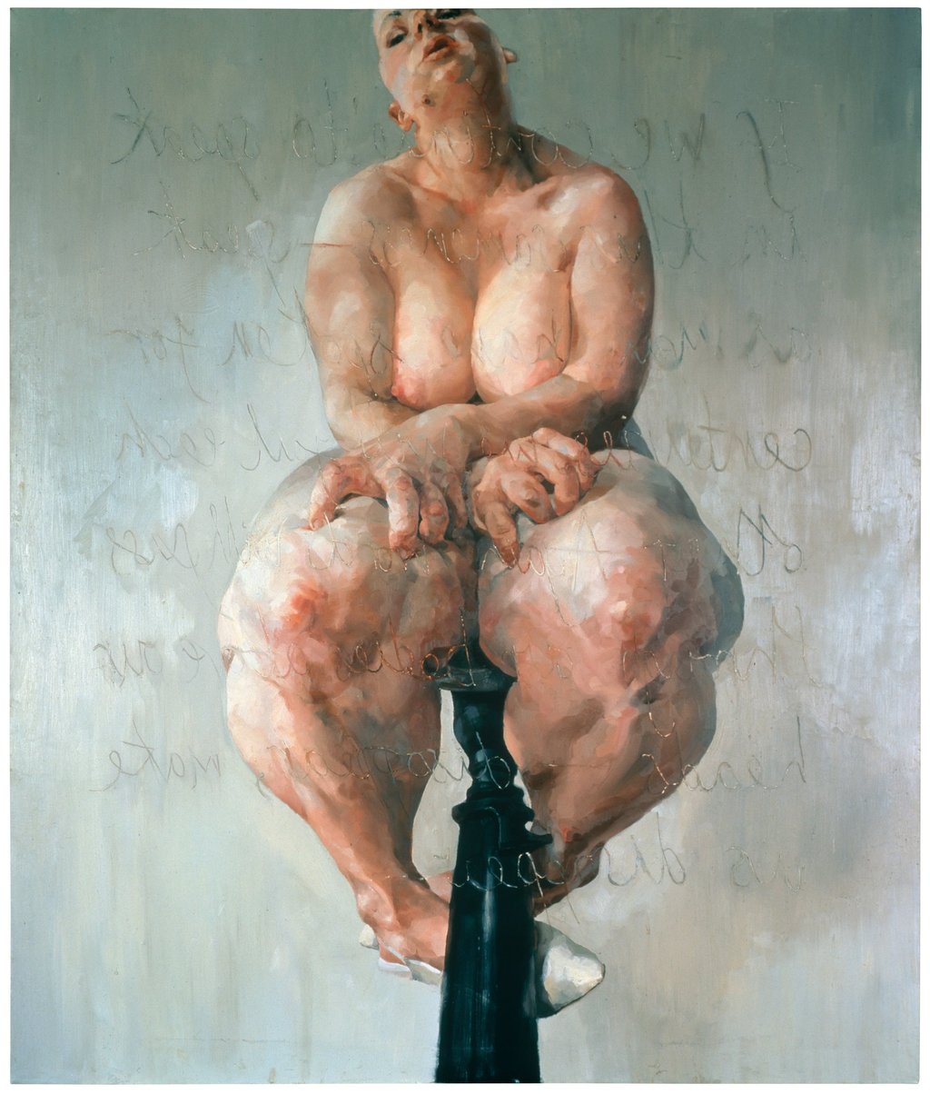 Jenny Saville took the art world by storm in the 1990s with paintings such as Propped (1992), which features in the current retrospective of her work. Photo: Gagosian Jenny Saville took the art world by storm in the 1990s with paintings such as Propped (1992), which features in the current retrospective of her work. Photo: Gagosian