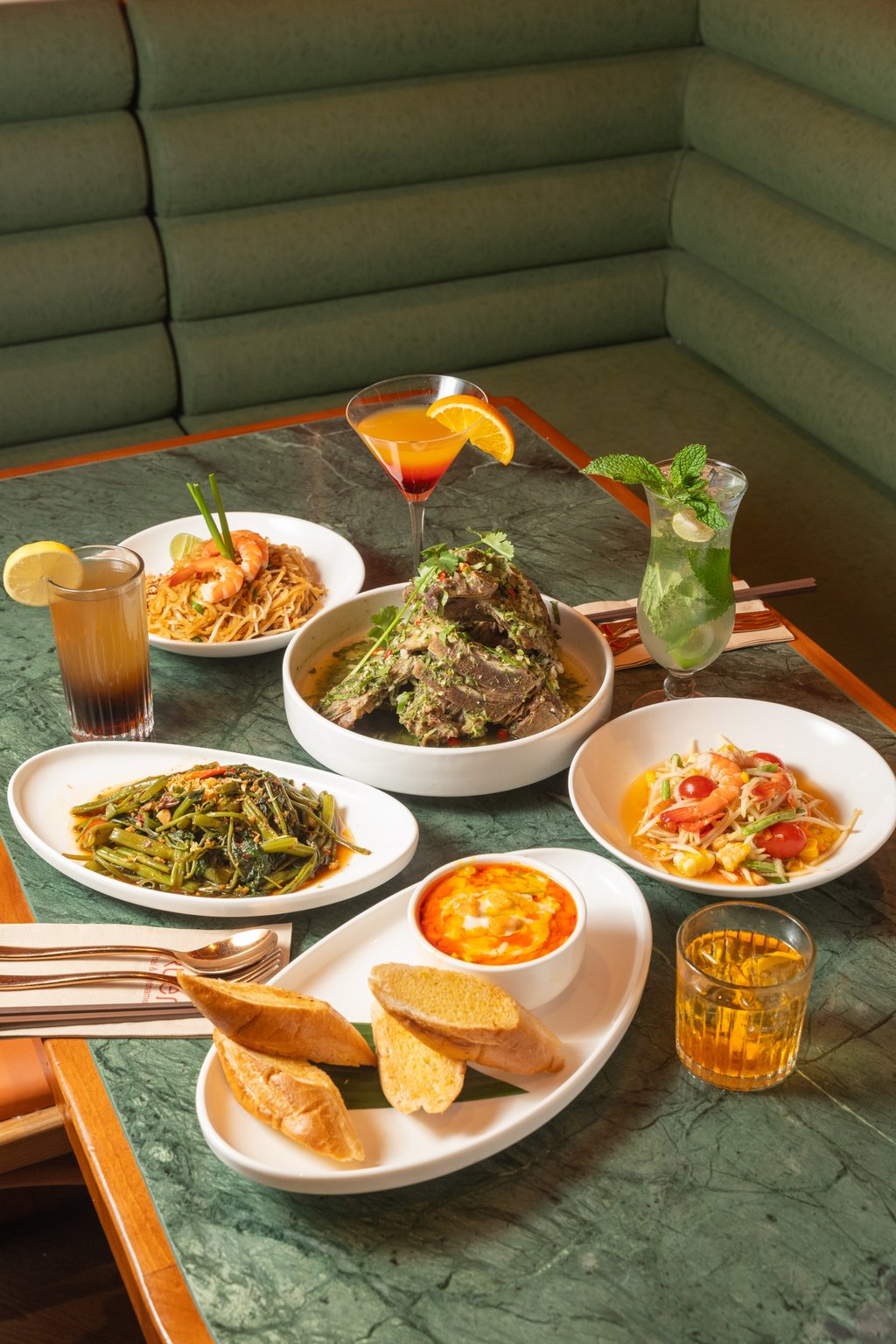 Ruen’s Father’s Day menu comprises eight sharing dishes showcasing Thai flavours for HK$288 per person. Photo: Ruen